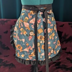 Retro Mini Half Apron - Pink Champagne